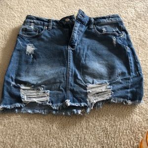 Jean skirt size 4